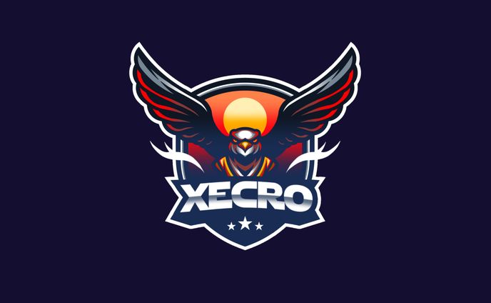 Mascot logo design [ XECRO ]