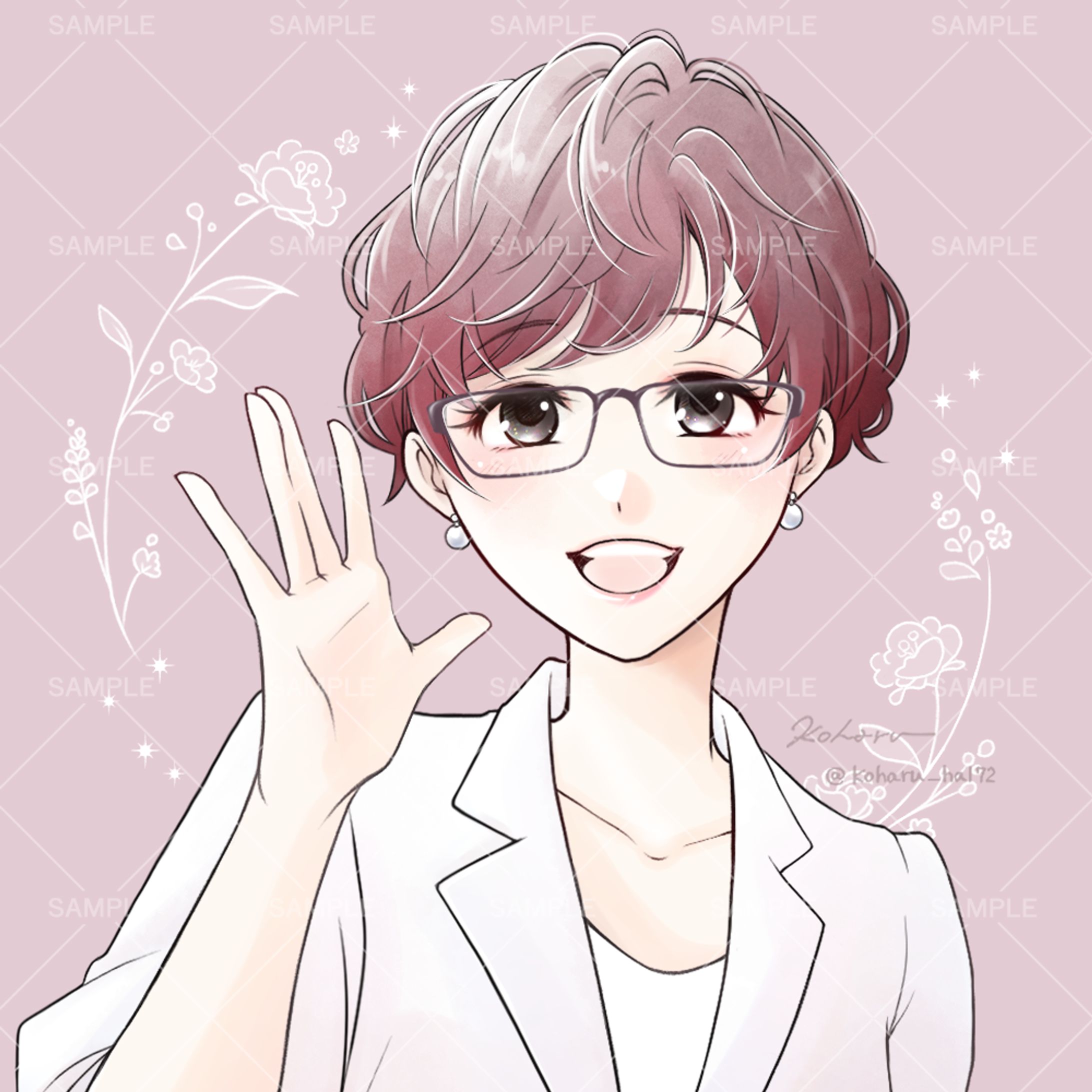 SNS用アイコンイラスト-1
