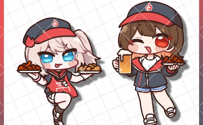 [이터널 리턴 × 꾸브라꼬 숯불치킨] 콜라보 SD