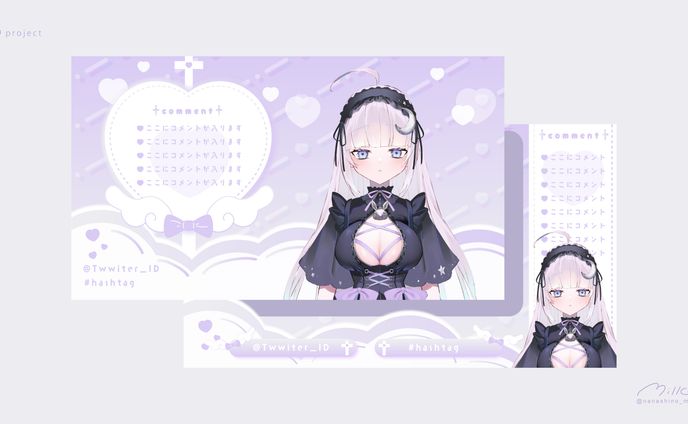 【企画】魔法少女×ハート×パステル(purple)