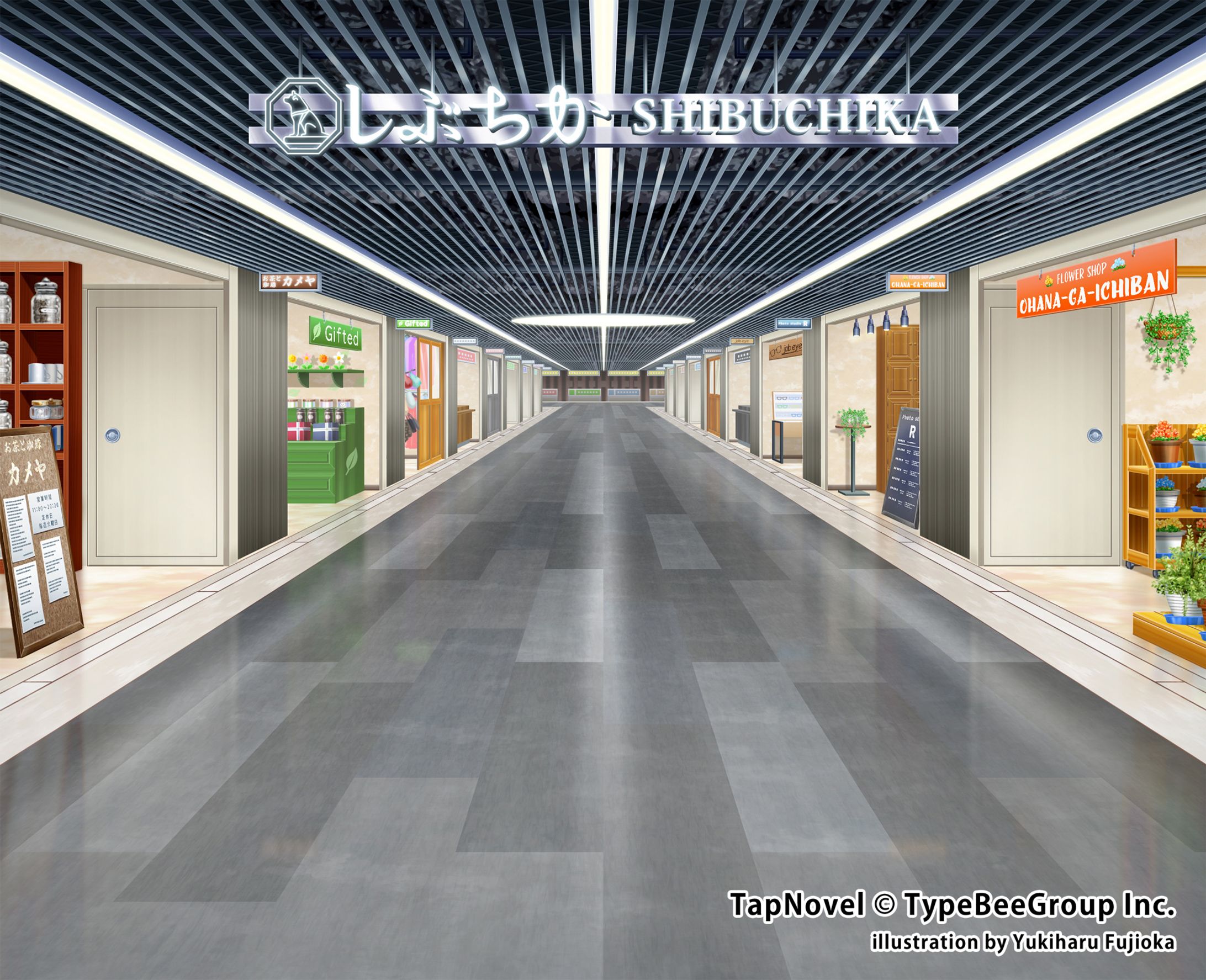 【背景イラスト】東急エージェンシー×TapNovelコラボコンテスト用渋谷背景-1