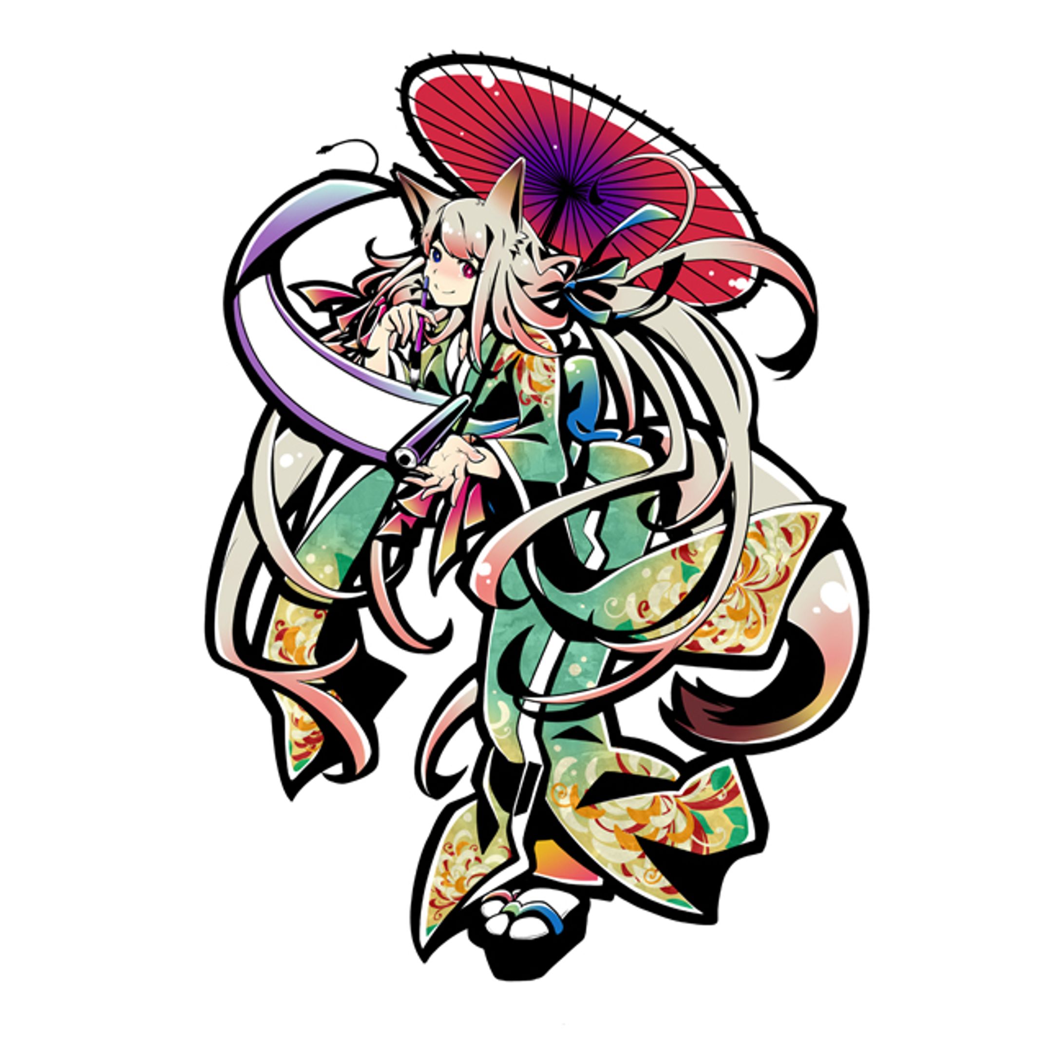【キャラクター】着物デザイン-1