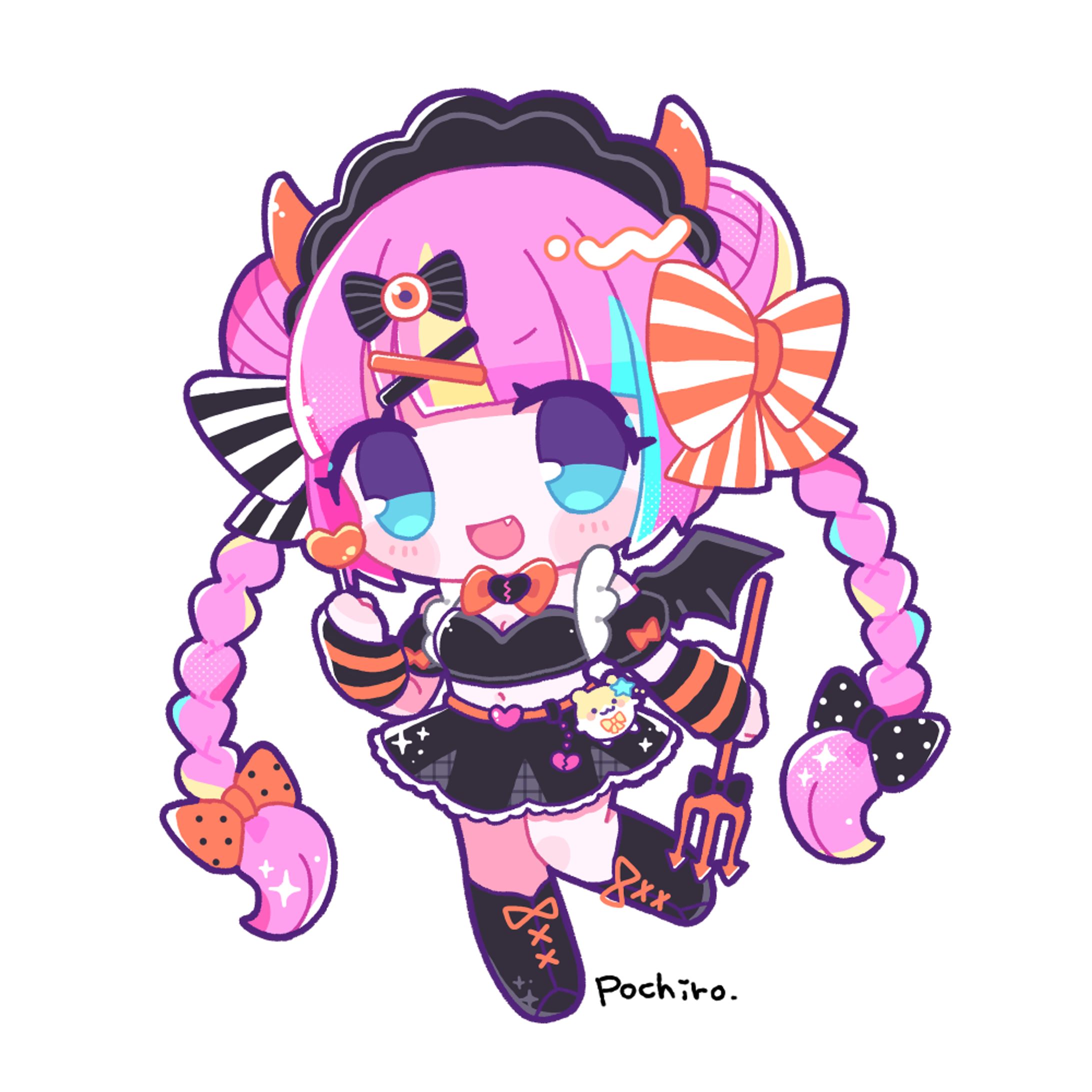 みみぽみ！ゆゆ子ちゃんミニキャライラスト-1