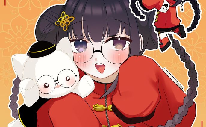 【Vtuber 梅花様】活動用イラスト