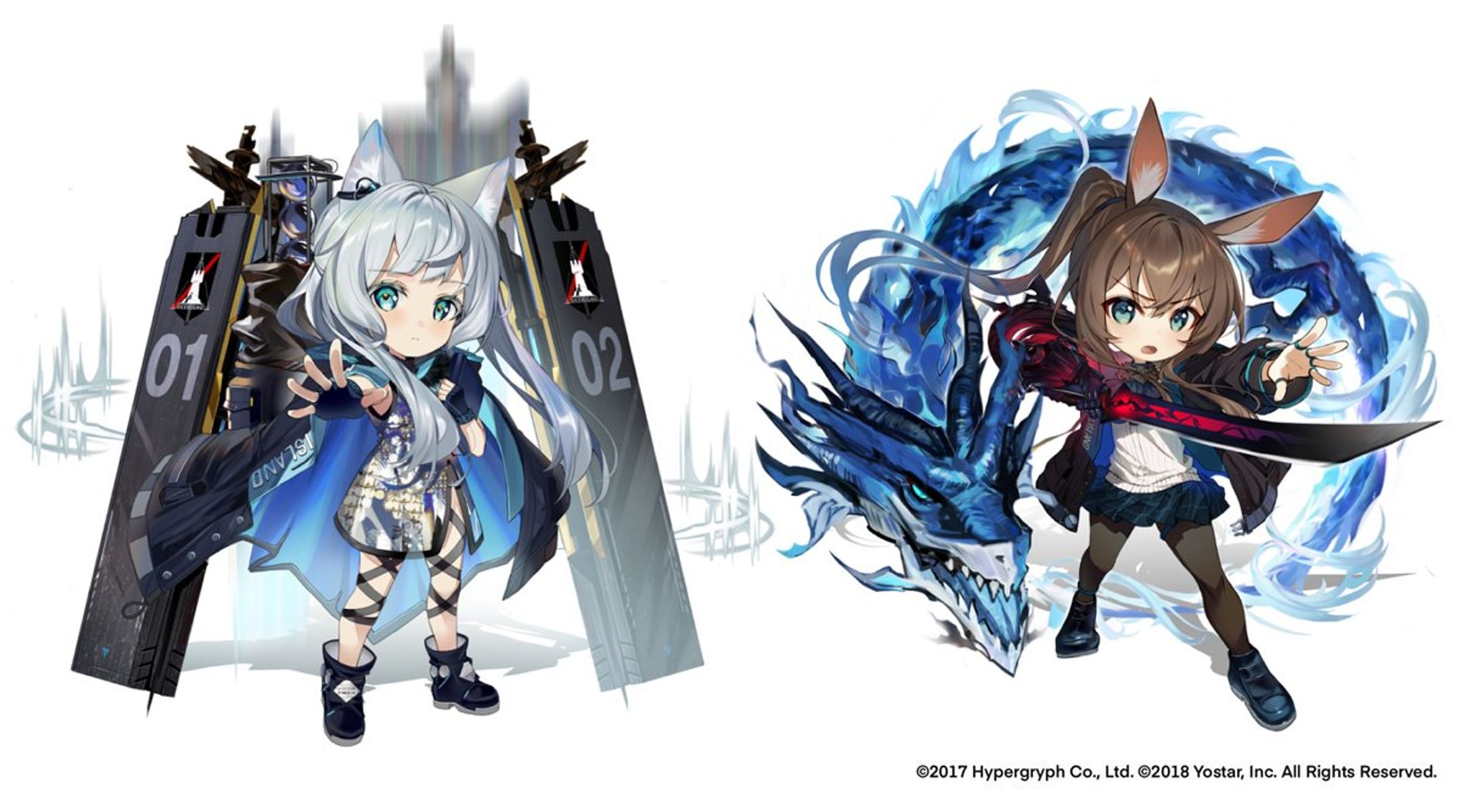 ゲーム「アークナイツ」2.5周年記念SDグッズイラスト-1