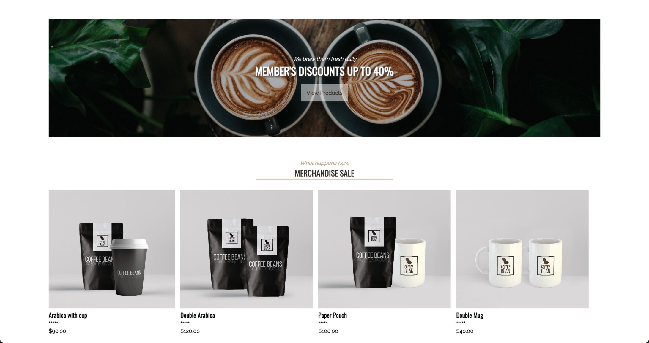 【Website】Coffee Company-1