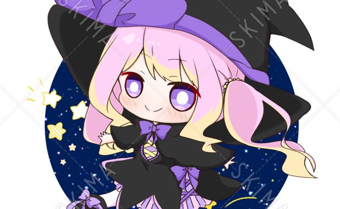 ゆめかわ魔女っ子の女の子