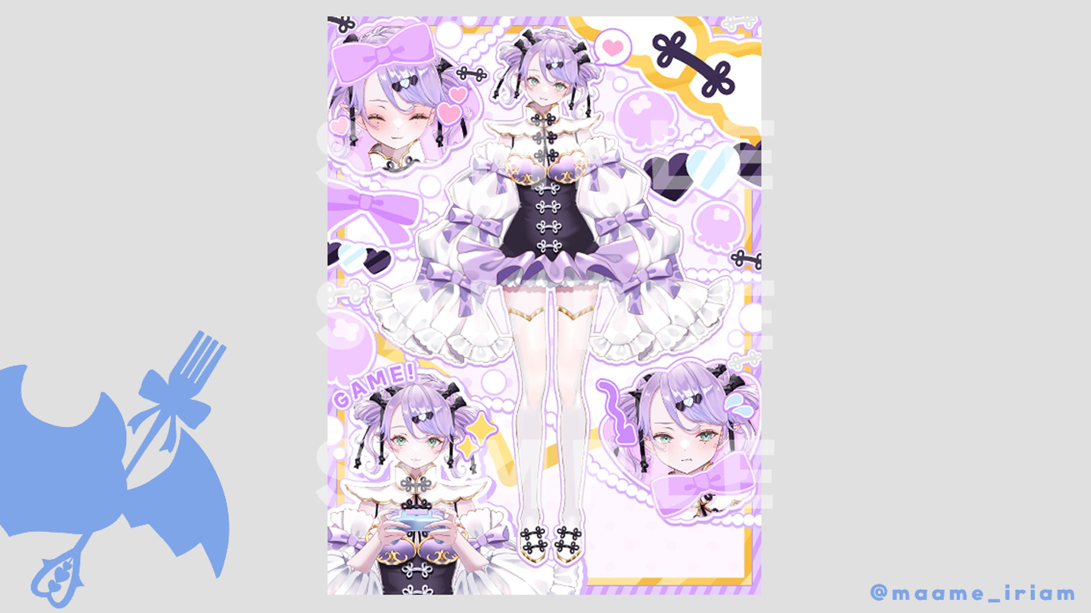 紫瑠璃もゆら 様　立ち絵公開画像-1