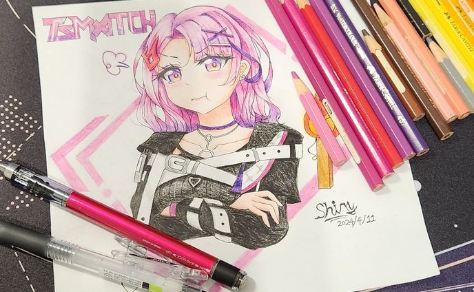 TSMATCH火柴 - 色鉛筆手繪