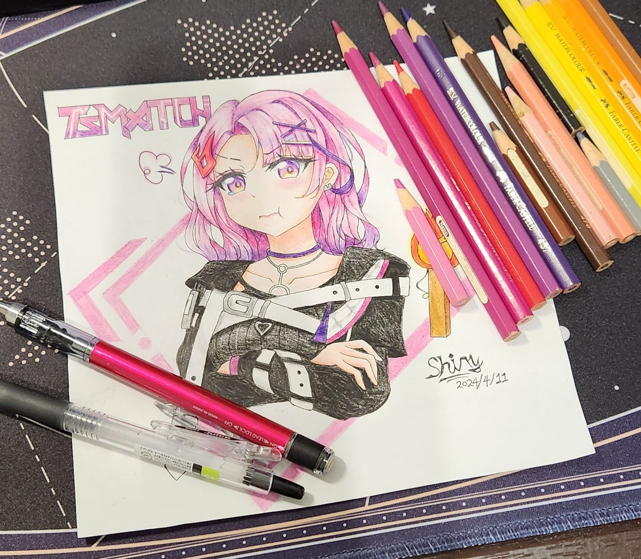 TSMATCH火柴 - 色鉛筆手繪-1