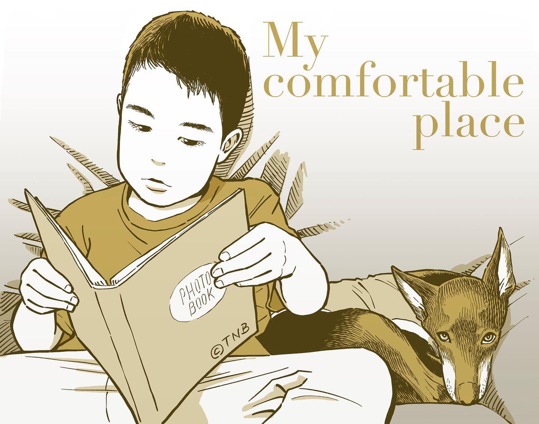 My comfortable place
#うちの息子のポートレイト
#illustration #portrait #boy-1