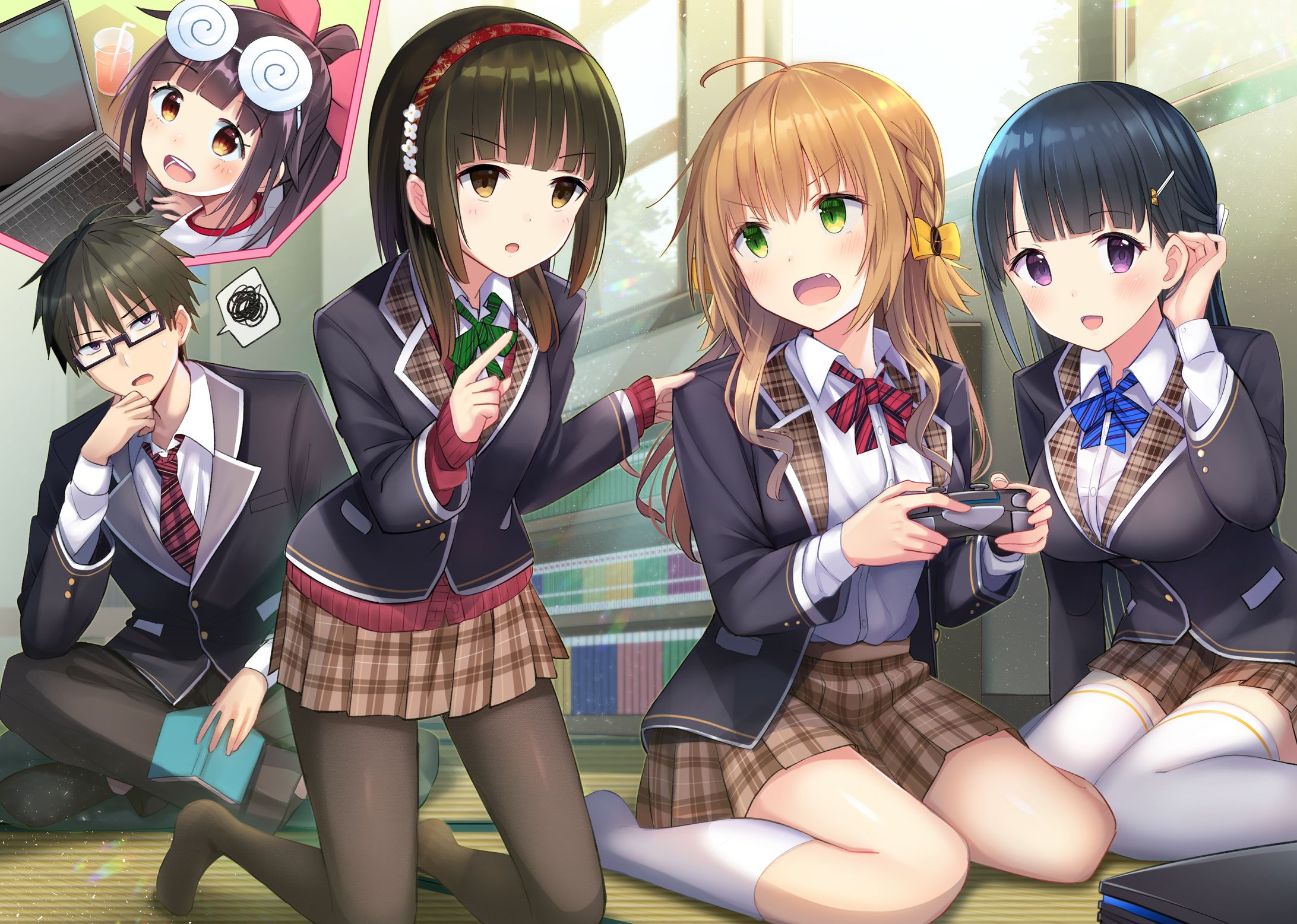 【お仕事】『ラブコメ文芸部』と美少女問題児たちとボッチな俺【口絵3】-1