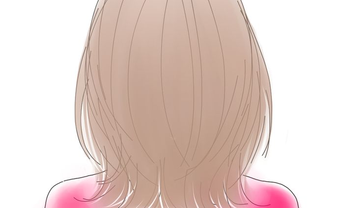 ミディアムヘアの女性