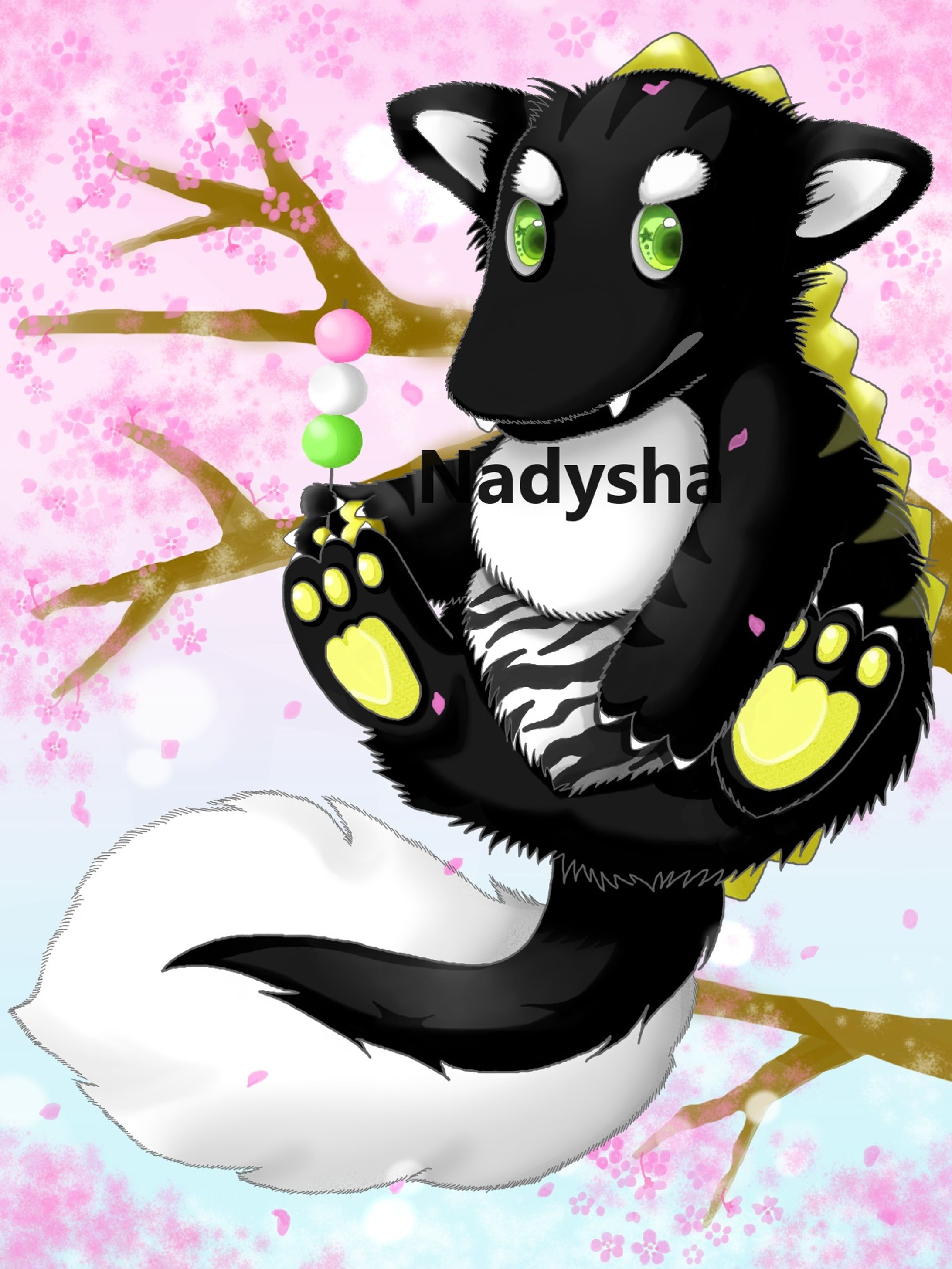 Blackドラゴンの雪と桜-1
