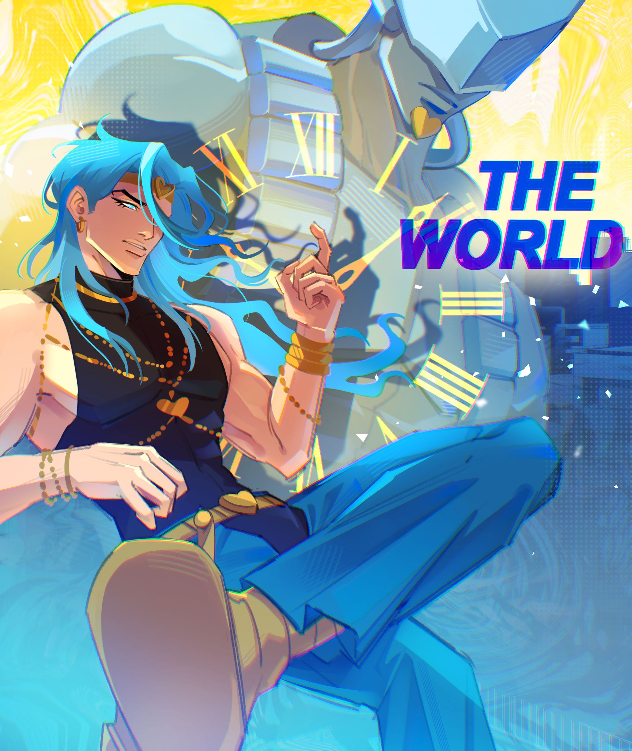 DIO and The World (JJBA)-1