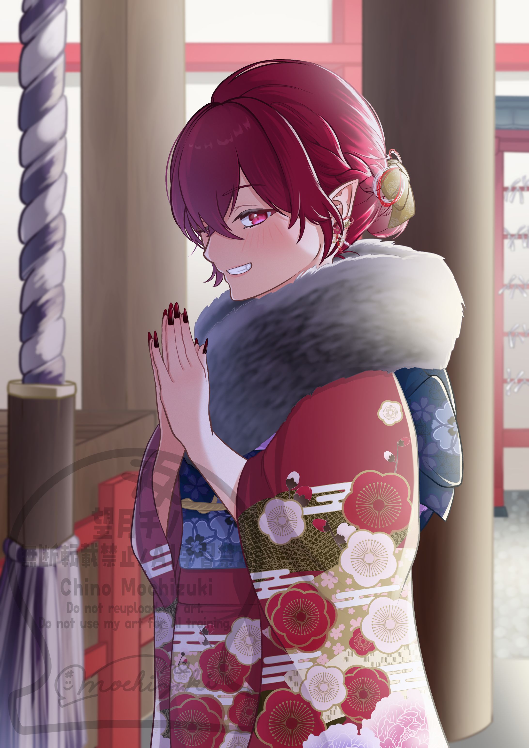 初詣イラスト-1