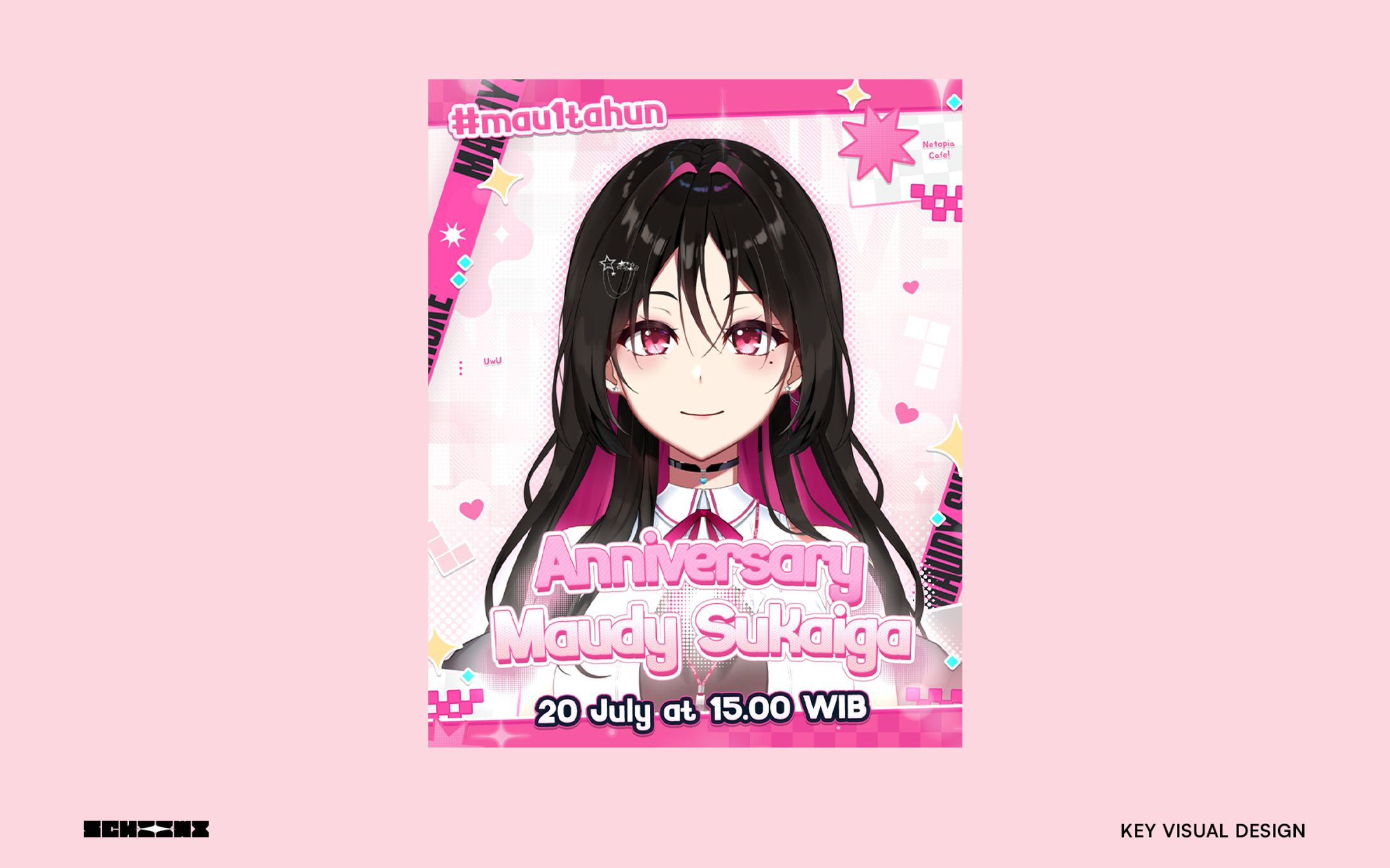 Maudy Sukaiga Anniversary #mau1tahun - KEY VISUAL DESIGN-1