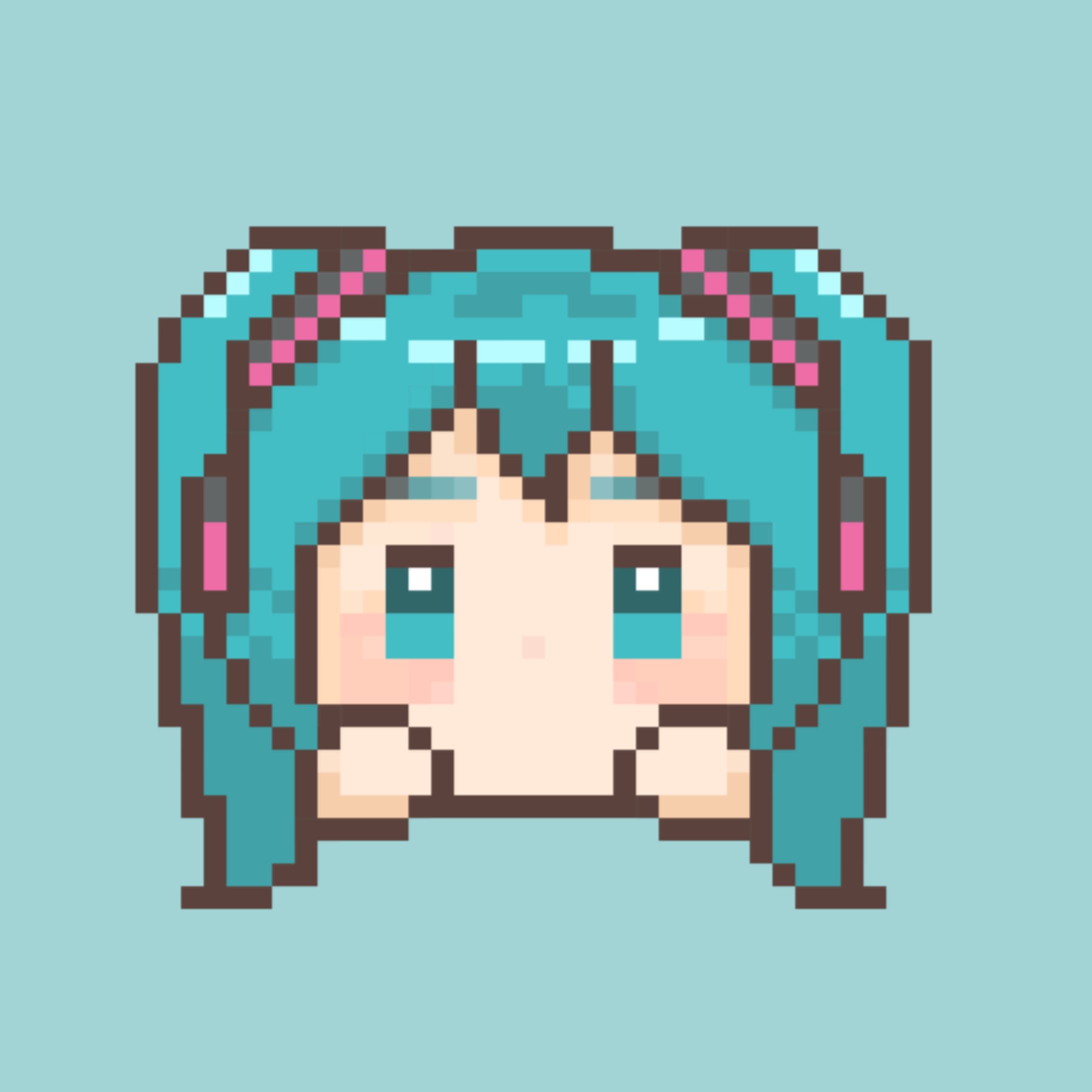 ドット絵( 初音ミク )-1