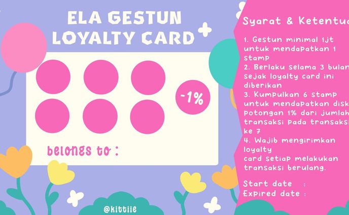 loyalty card design、vocal
