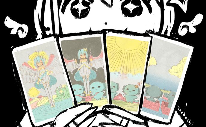 天音かなた「おらくる」MV　タロットデザイン