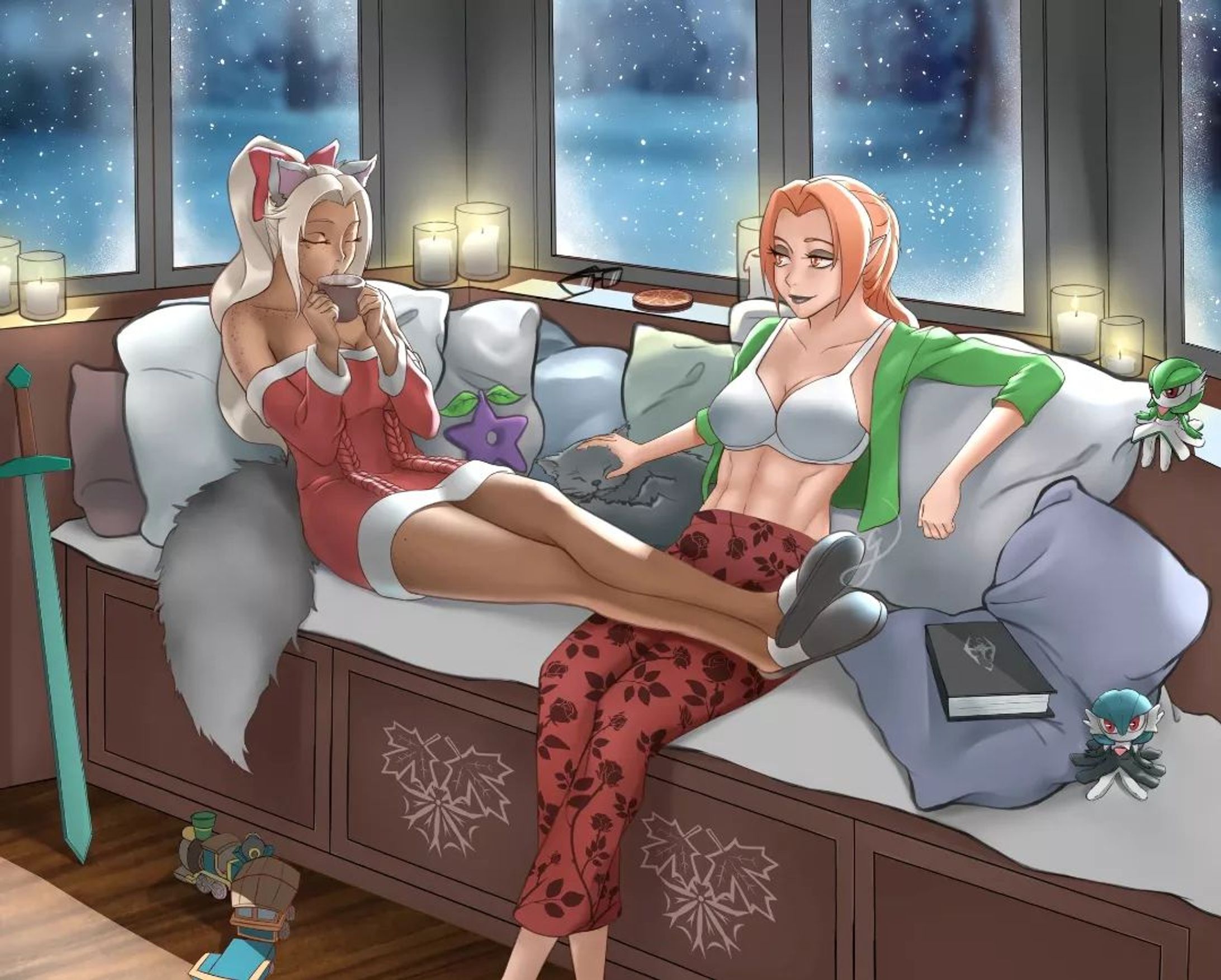 Cozy night commissioned work done. :)-1