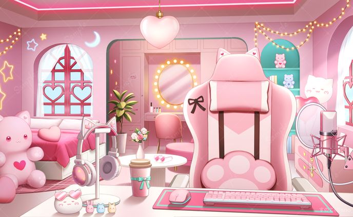 PROJECT NEBULA所属 桃瀬にな様｜配信背景