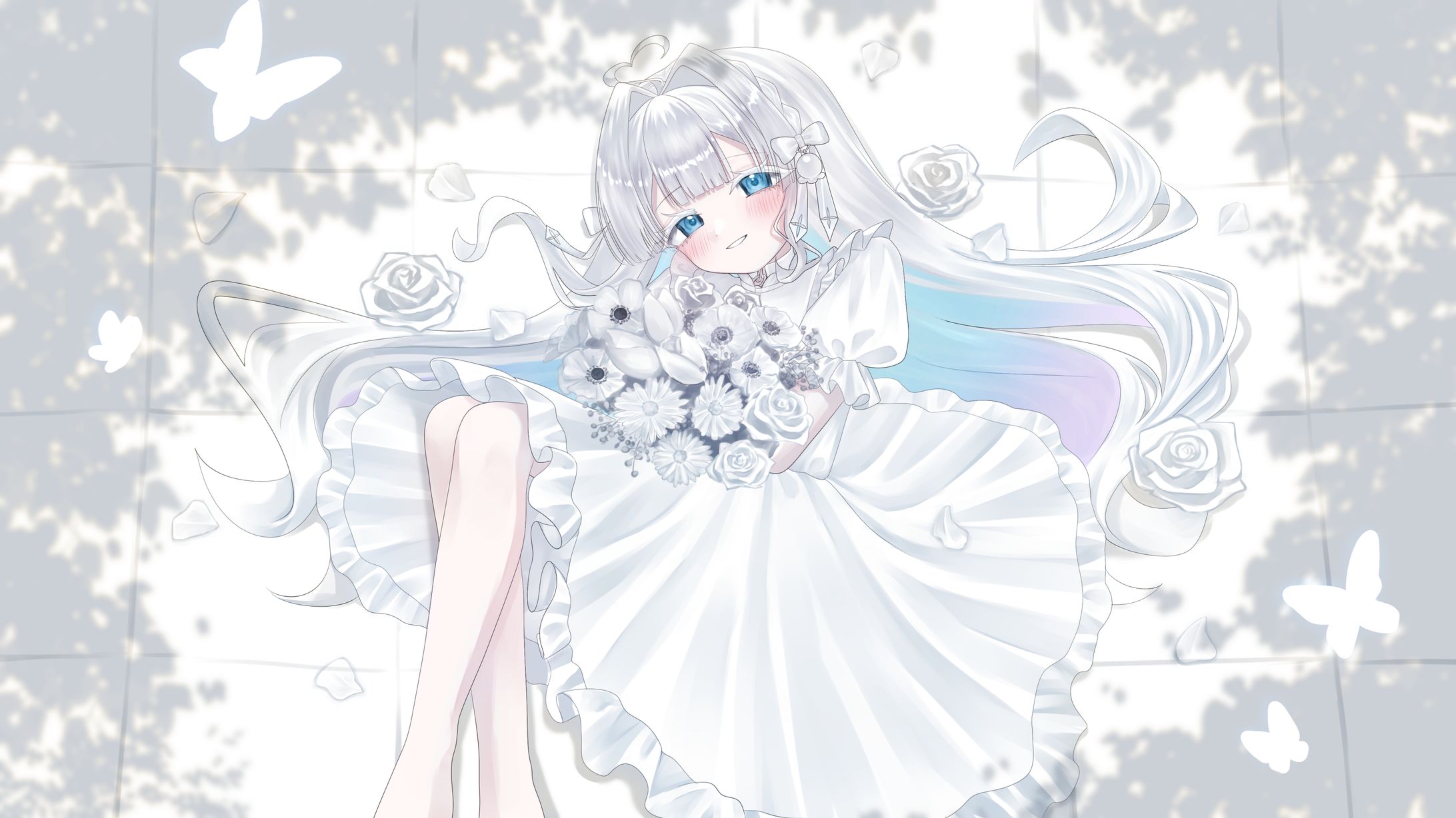 眠鈴冬花｜1枚絵-1