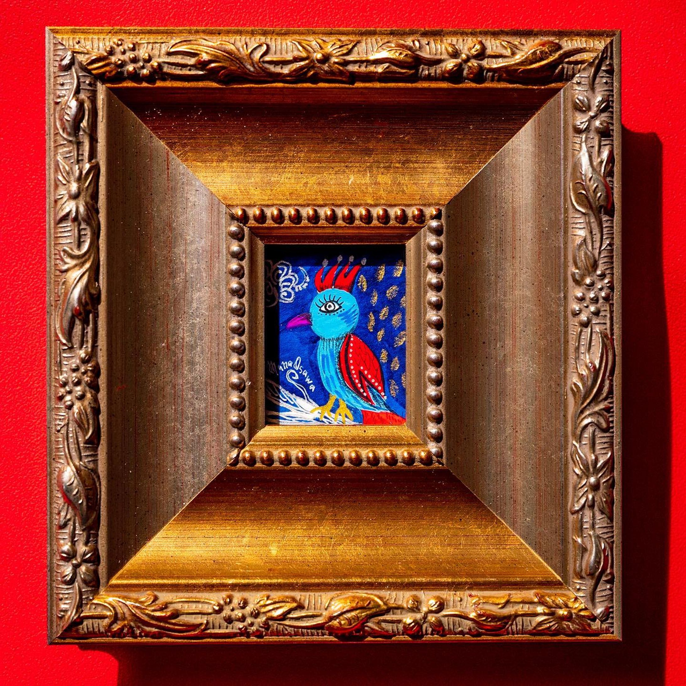 ミニ額絵 Blue bird

#大沢愛 #manaosawa #artcontemporain #modernart #artcollector #artgallery #acrylicpainting #painting  #collageartwork #illustration #artstagram #artlovers #visualart #contemporaryart #colorful  #mixedmedia #ミクストメディア #绘画 #当代艺术 #現代アート #현대예술 #アートコレクター#naiveart #selftaughtartist #womanartists #primitive #animalart #birdart-1