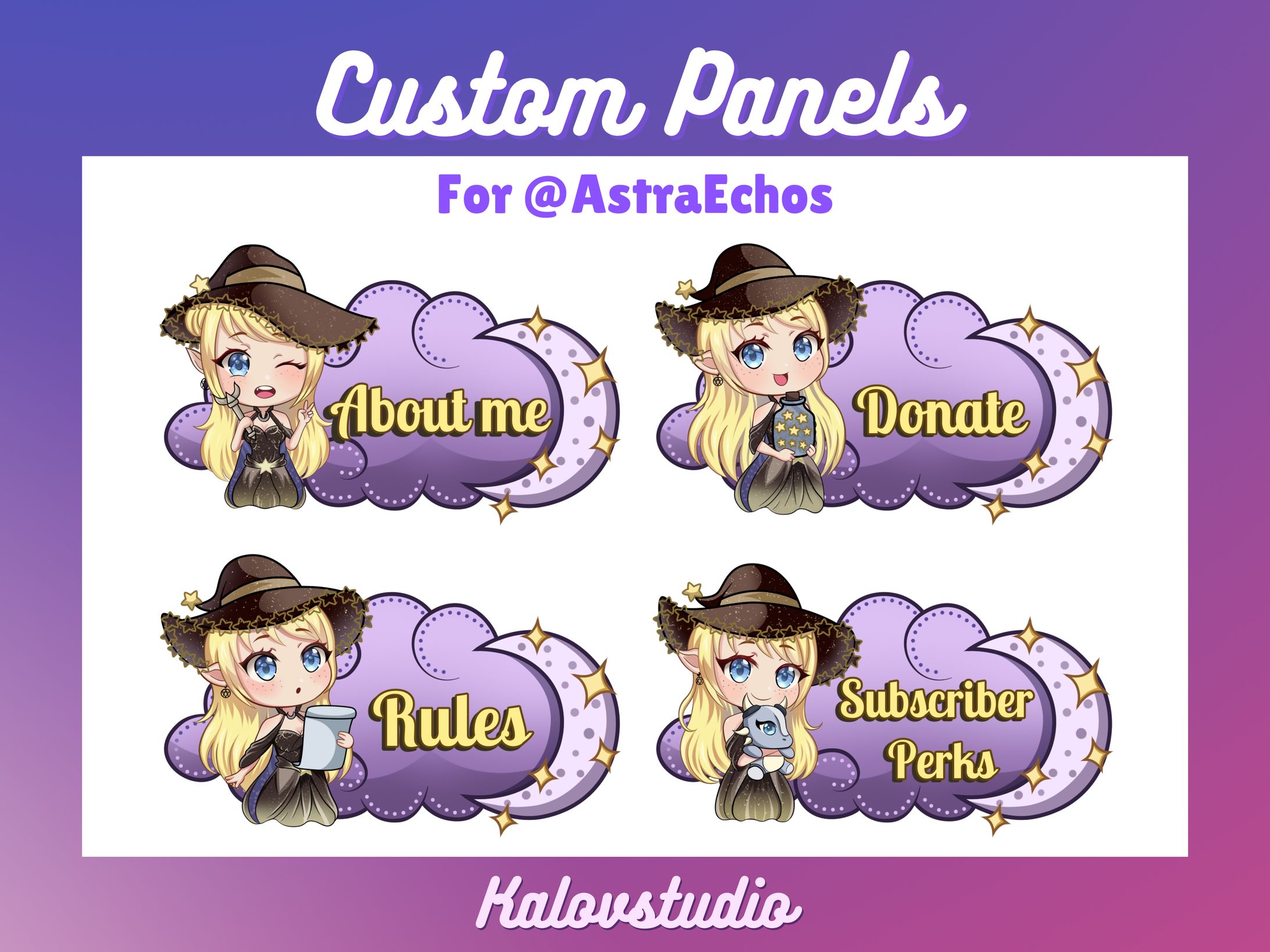 Panels for AstraEchos-1