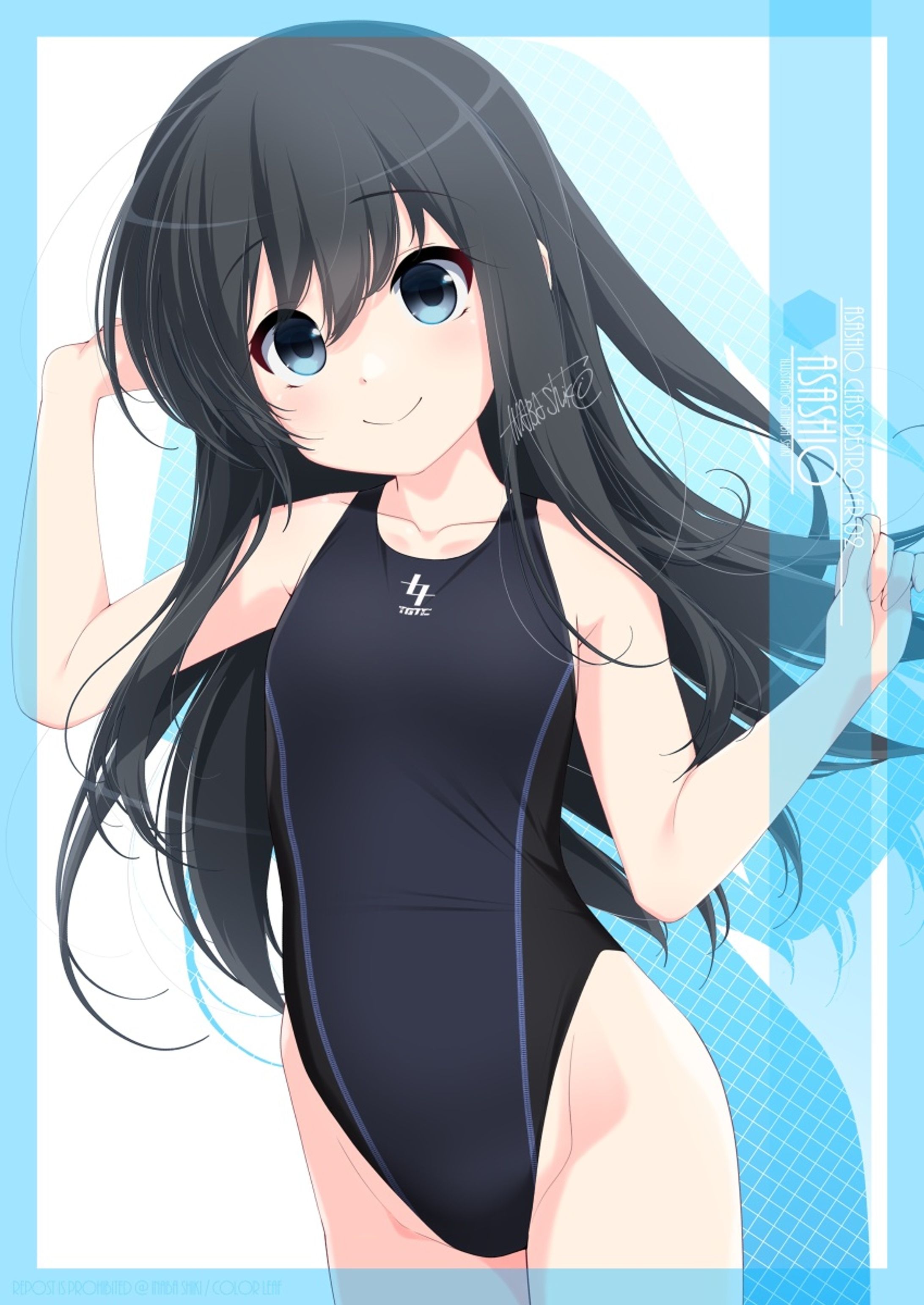 競泳水着「朝潮(艦これ)」230818-1