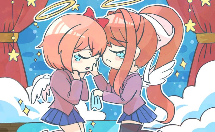 デフォルメイラストDDLC２