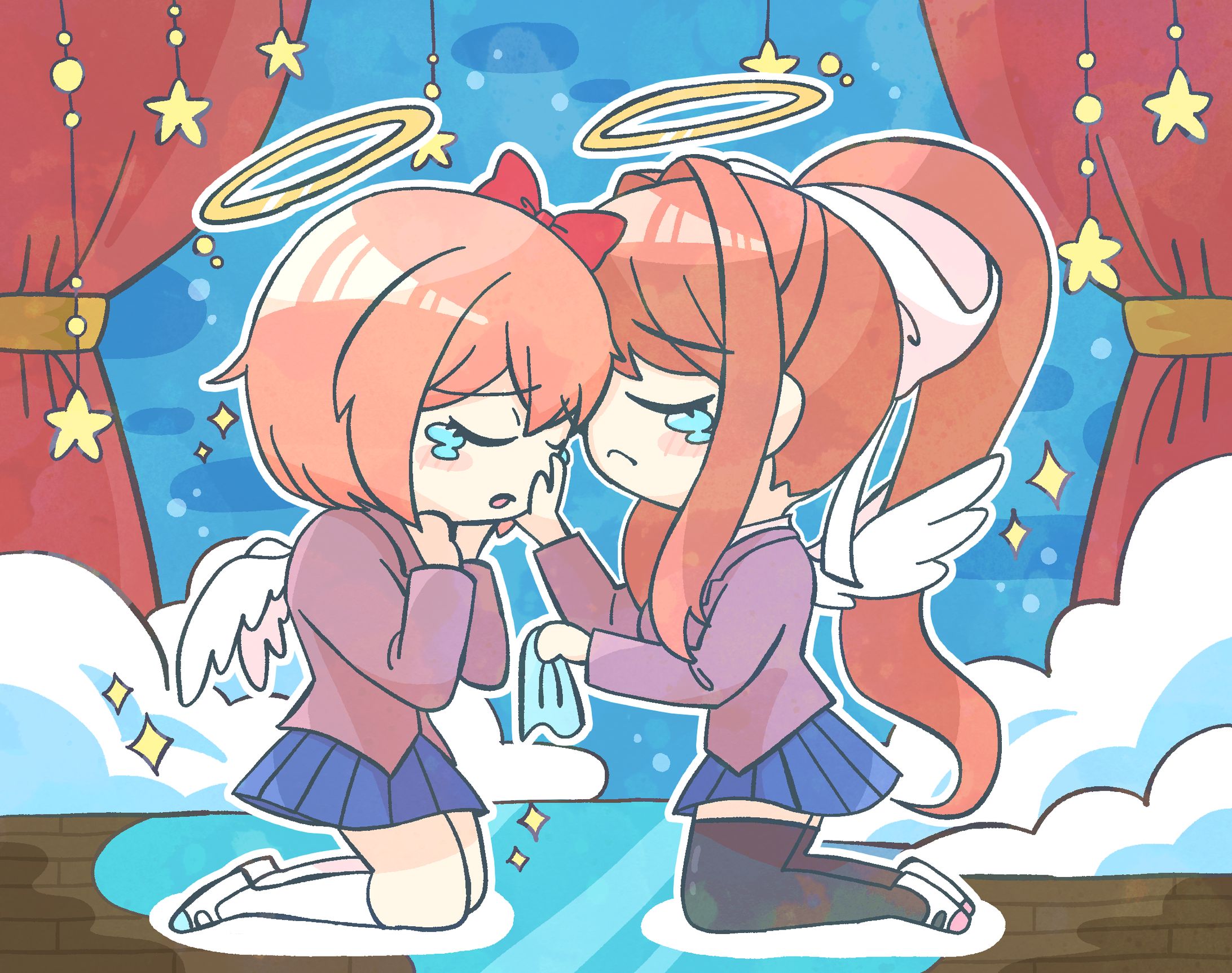 デフォルメイラストDDLC２-1