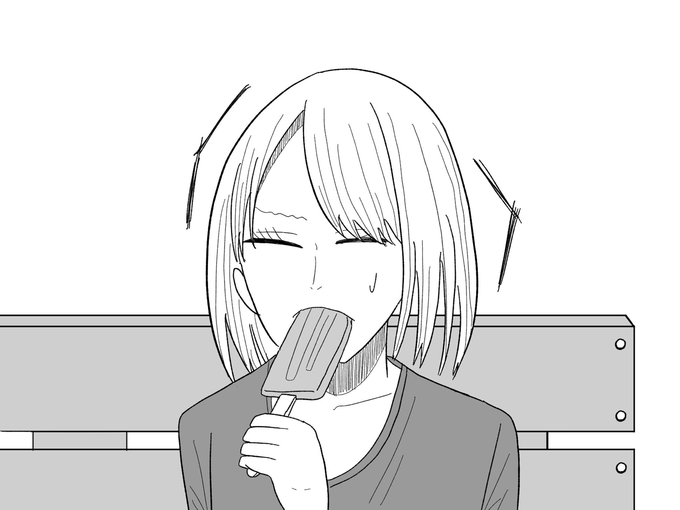 白黒イラスト-1