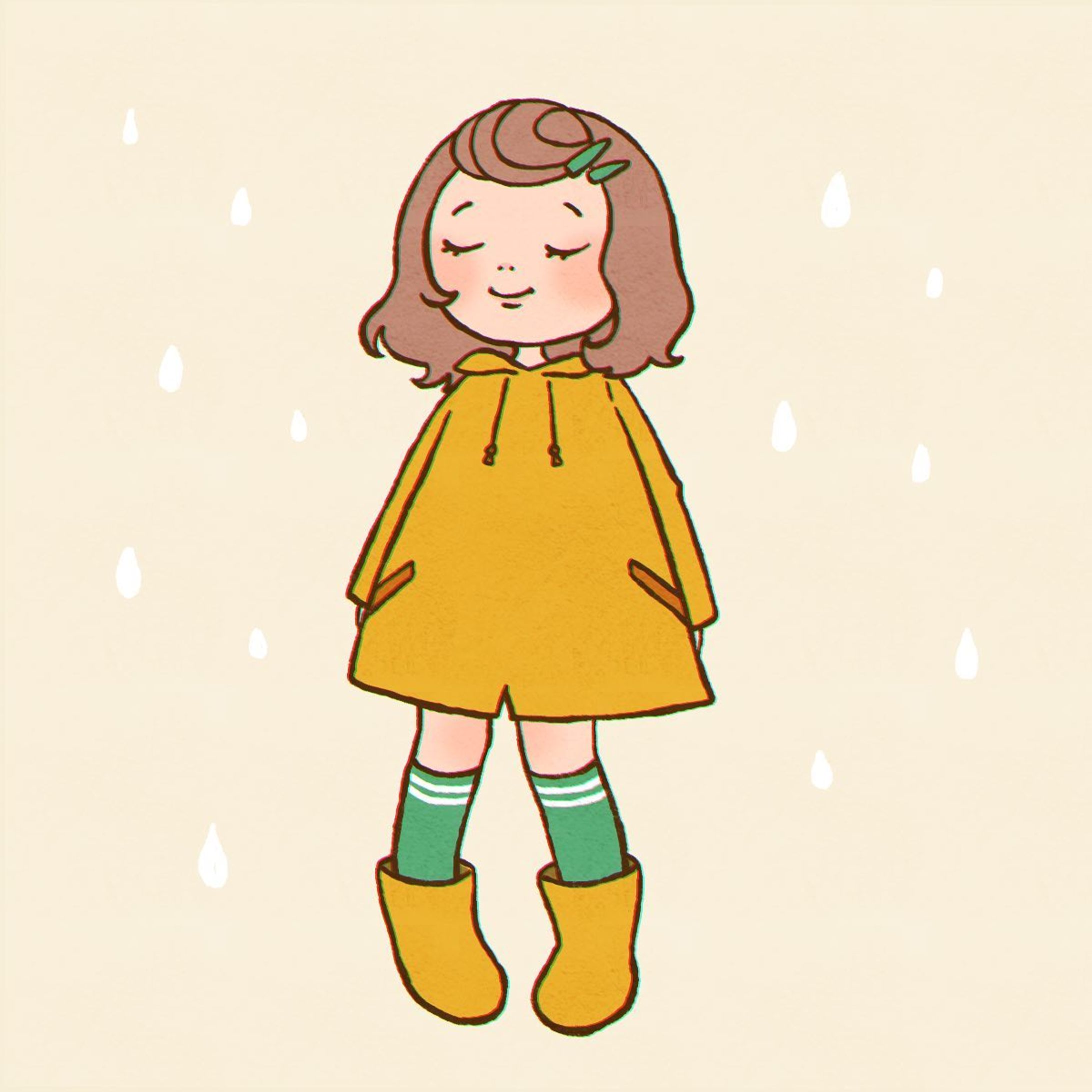 .
梅雨入り☂️
定番の黄色いレインコート🫧
⁡
#イラスト #絵 #イラストグラム 
#イラストレーター #illustrator #ゆるかわイラスト 
#ゆるい絵  #レトロ #art #レトロイラスト
#オリジナル #女の子　#梅雨　#雨　#レインコート
#イラスト日記 #ファッションイラスト
#ほんわかイラスト #いらすと 
#いらすとぐらむ  #illustration #art
#ガールズイラスト #子どもイラスト
#イラスト仕事依頼受付中 #リクエスト受付中
#イラスト好きな人と繋がりたい
⁡
⁡-1