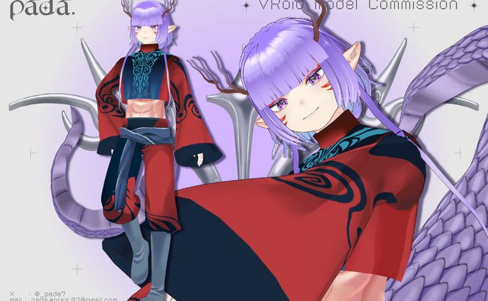 modeling、vroid