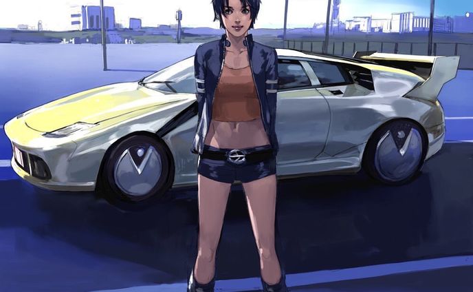 リッジレーサーのファンアート。
車はファタリタ。型が似なくて、、(^^; #illustration #drawing #art #ridgeracer #ridgeracer3d #car #reikonagase #fatalita #assoluto #carillustration