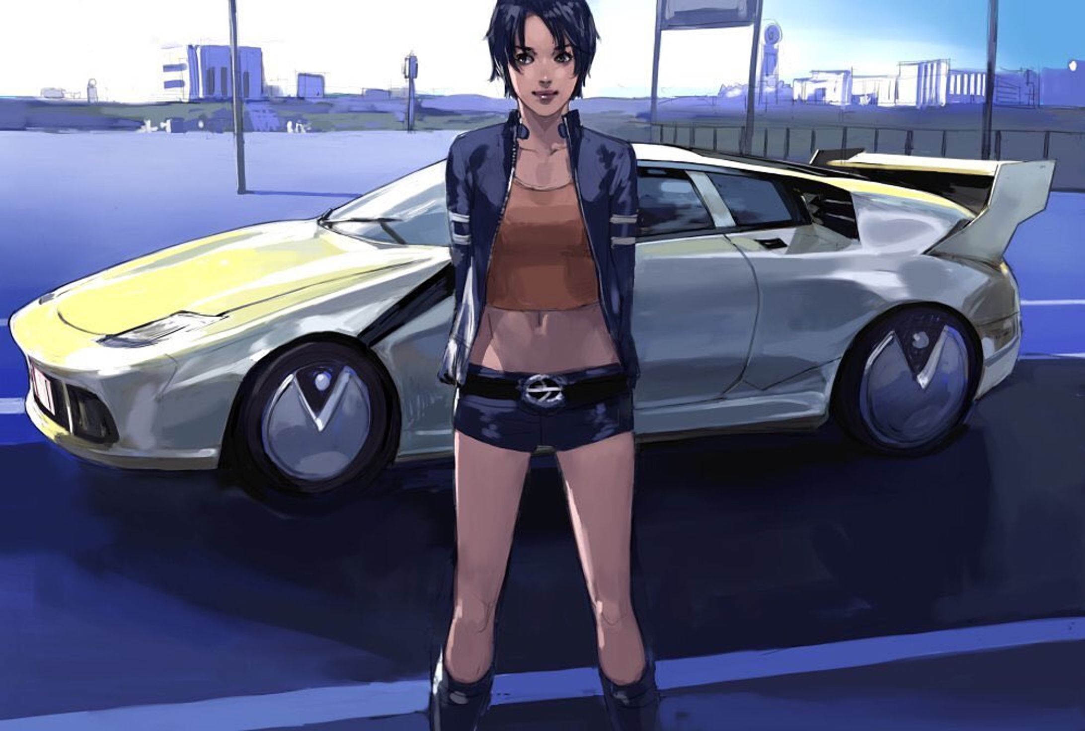 リッジレーサーのファンアート。
車はファタリタ。型が似なくて、、(^^; #illustration #drawing #art #ridgeracer #ridgeracer3d #car #reikonagase #fatalita #assoluto #carillustration-1