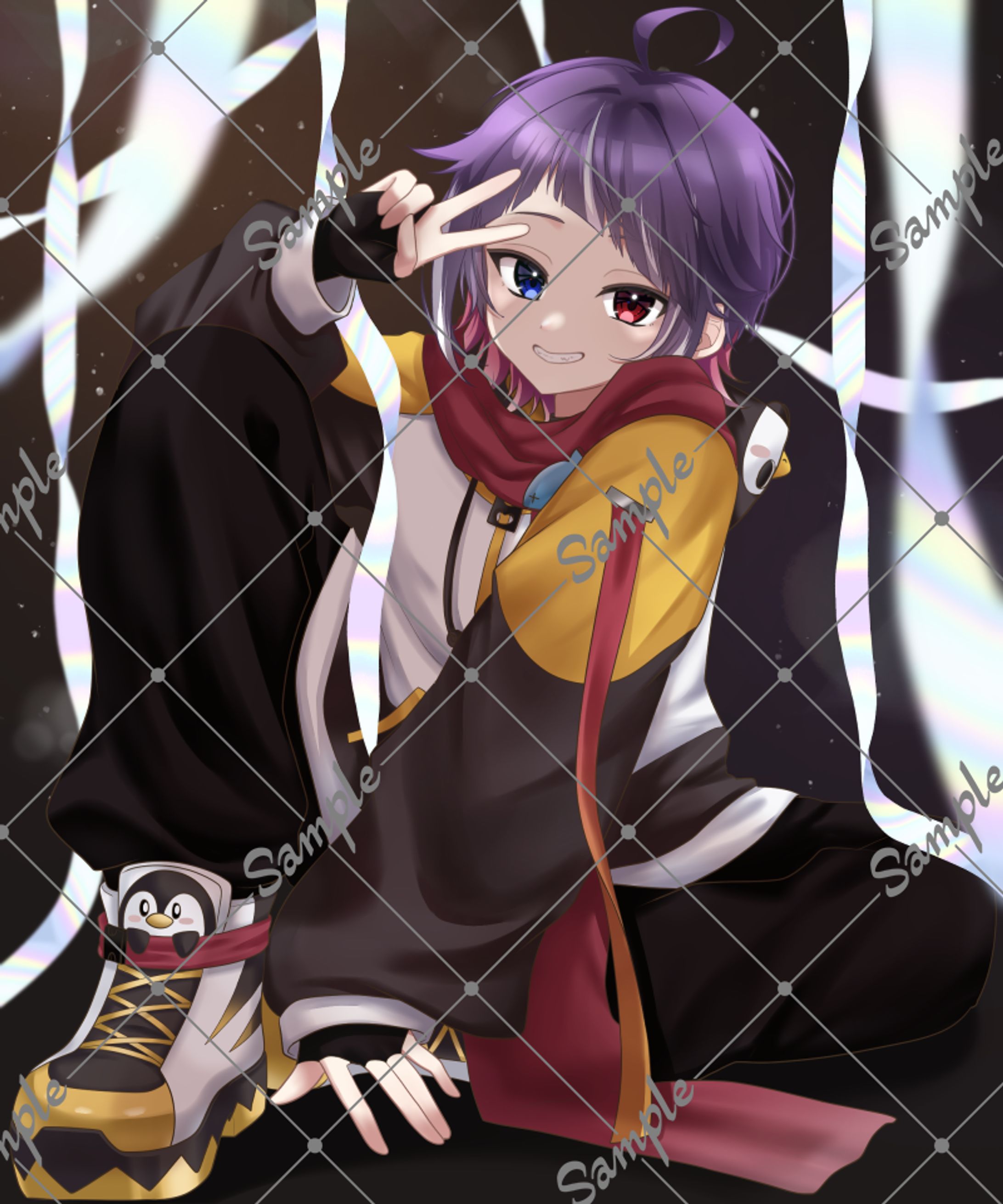 忍者あろ丸様_誕生日イラスト-1