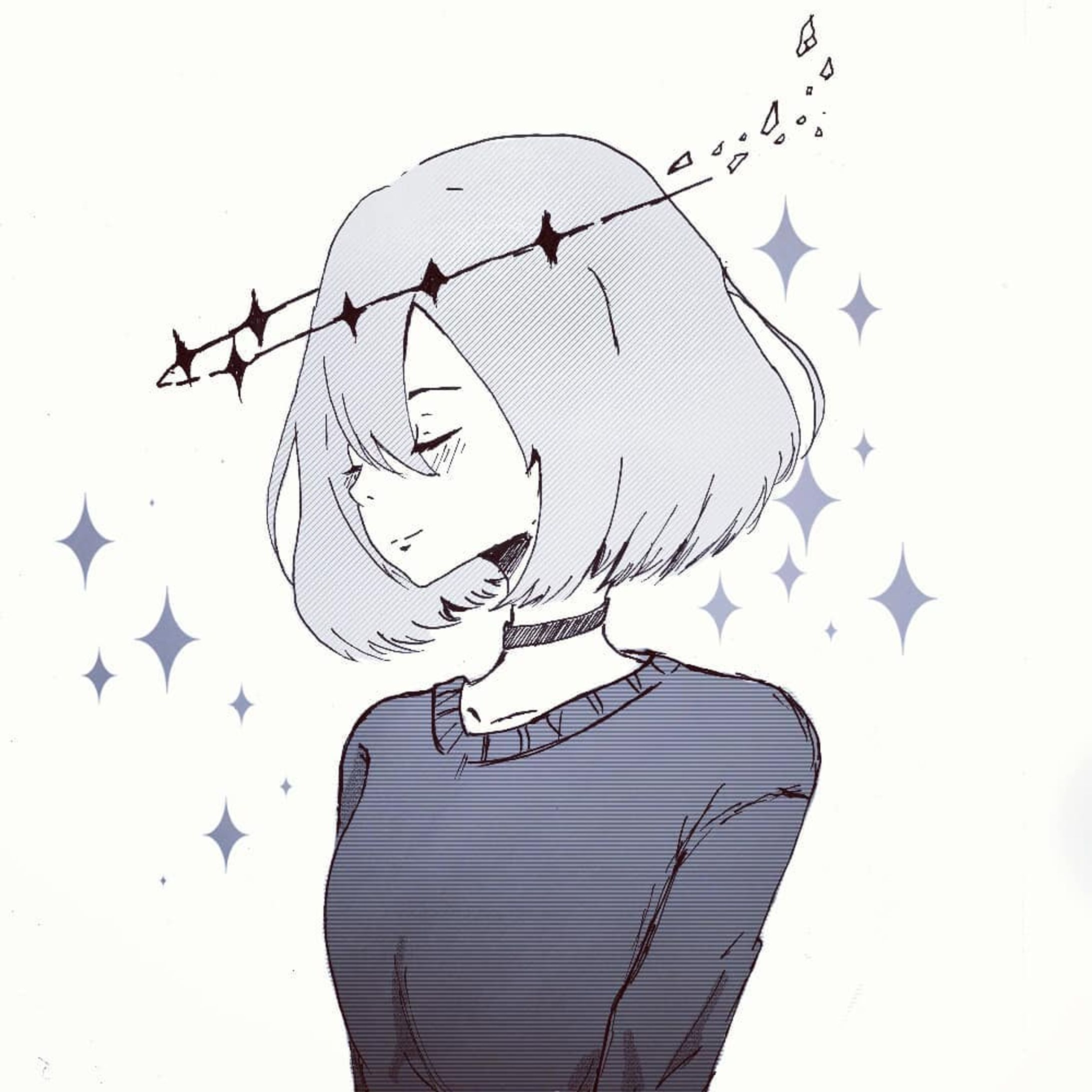 Experimenting some screentones and other effects ⭐⭐⭐
.
.
.
.
#art #artwork #illustration #anime #manga #animesketch #animedrawing #animestyle #animeillustration #mangaart #shorthairedgirl #shoujo #ibispaint #ibispaintx #digitalart #digitalcoloring #lineart #stars-1