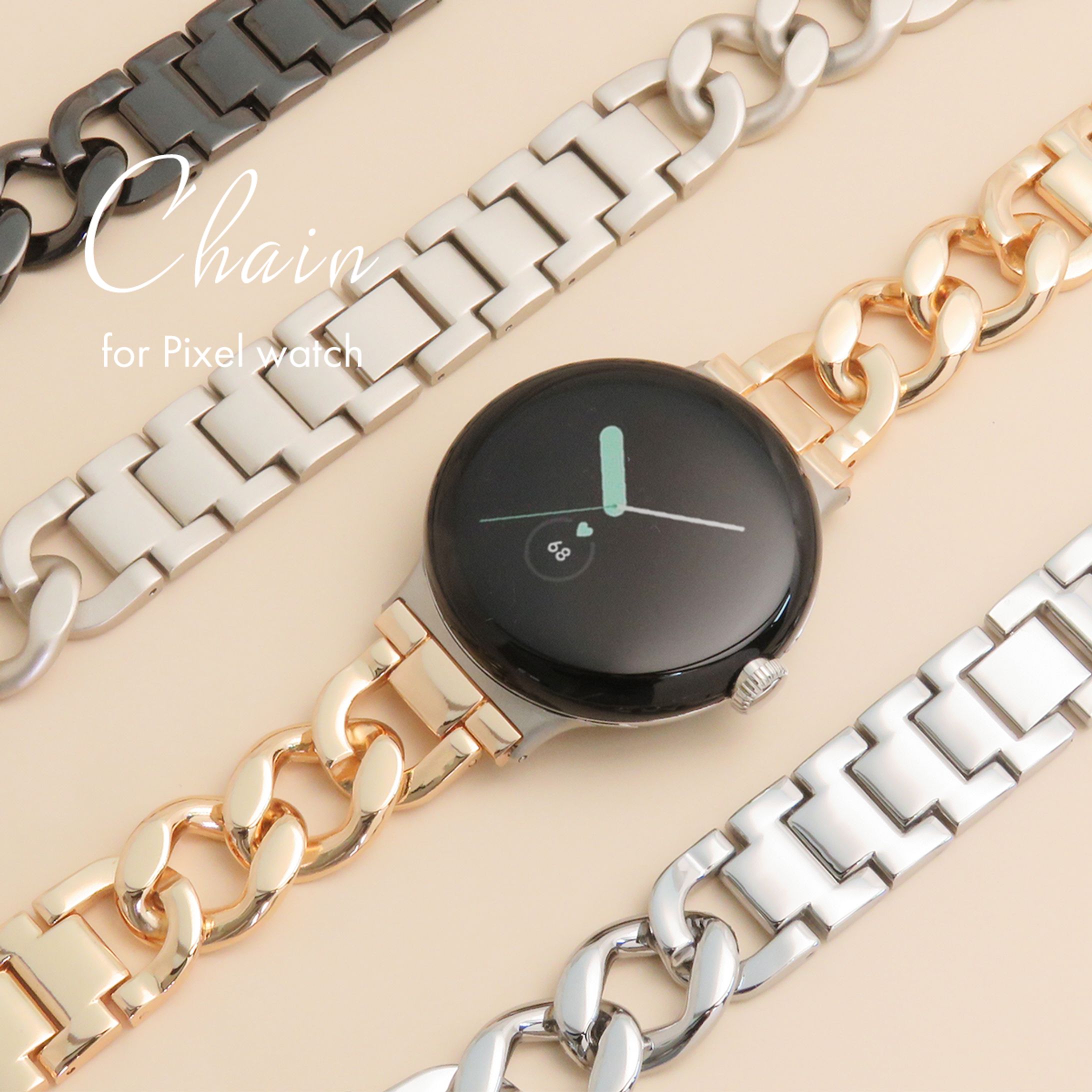 Pixel watch チェーンバンド-1