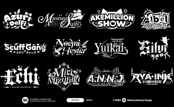 White Logo Showcase