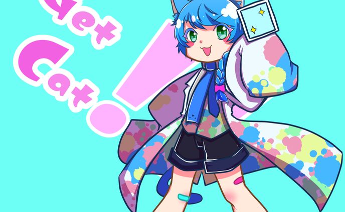 猫丸アイセ サムネ・グッズ使用イラスト