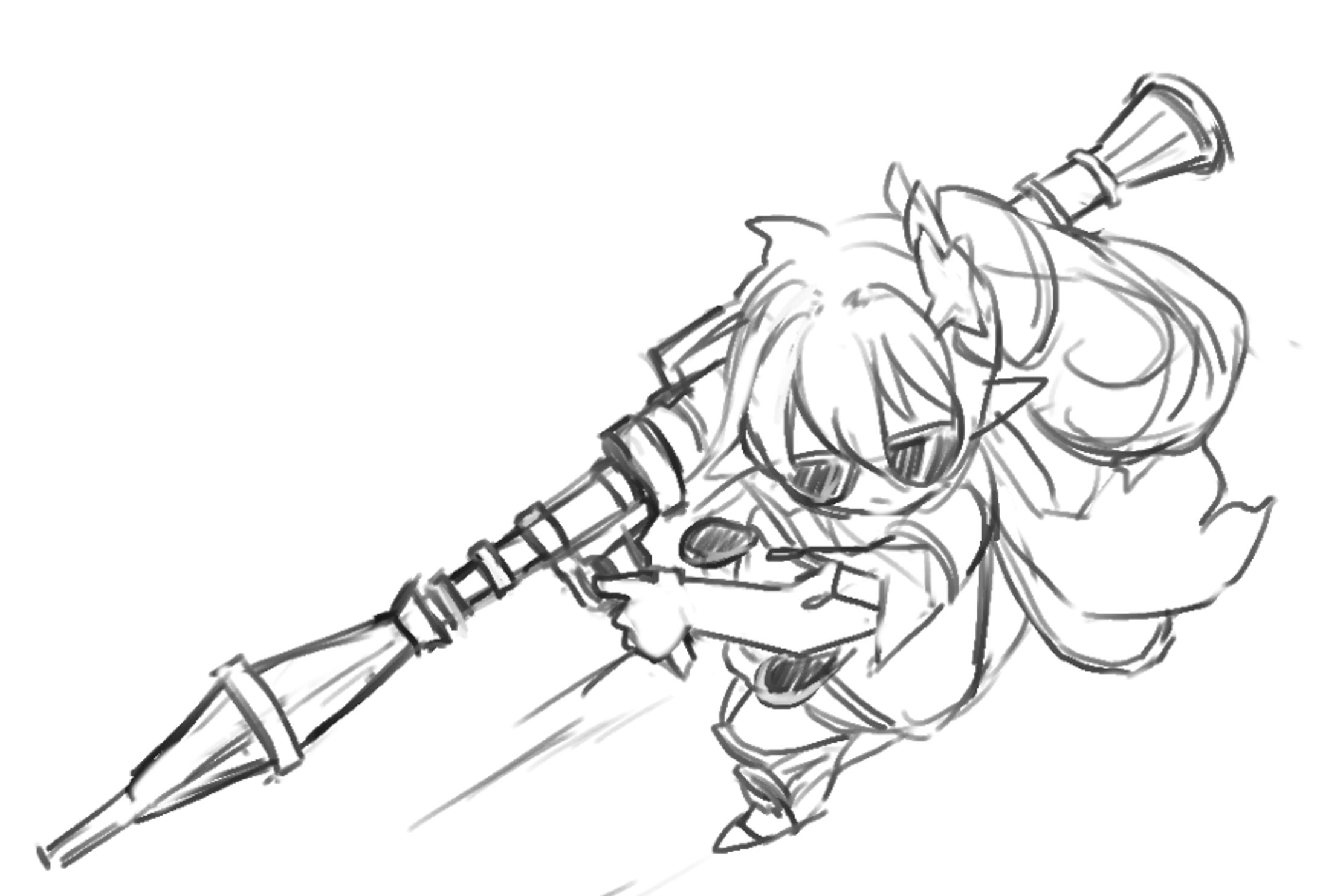 2次創作　落書き　ラフなど-1