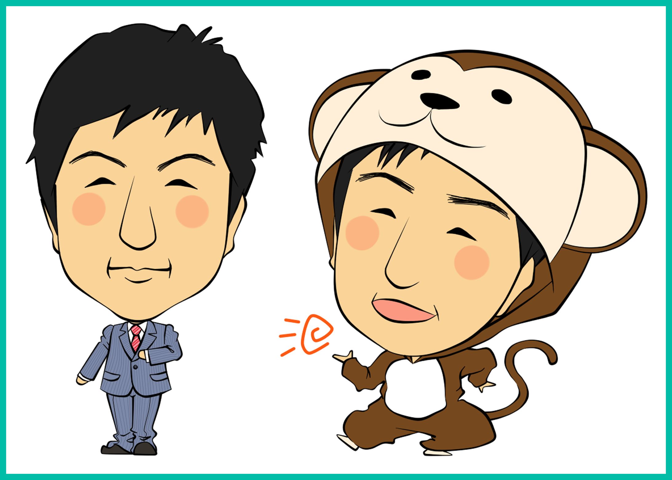 【デフォルメ似顔絵】誕生日祝い-1