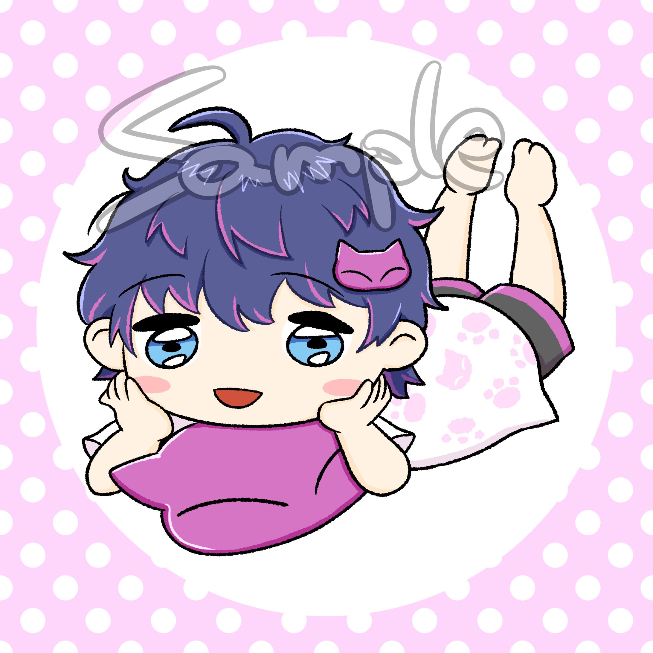 咲楽様IRIAM配信用SD立ち絵-1