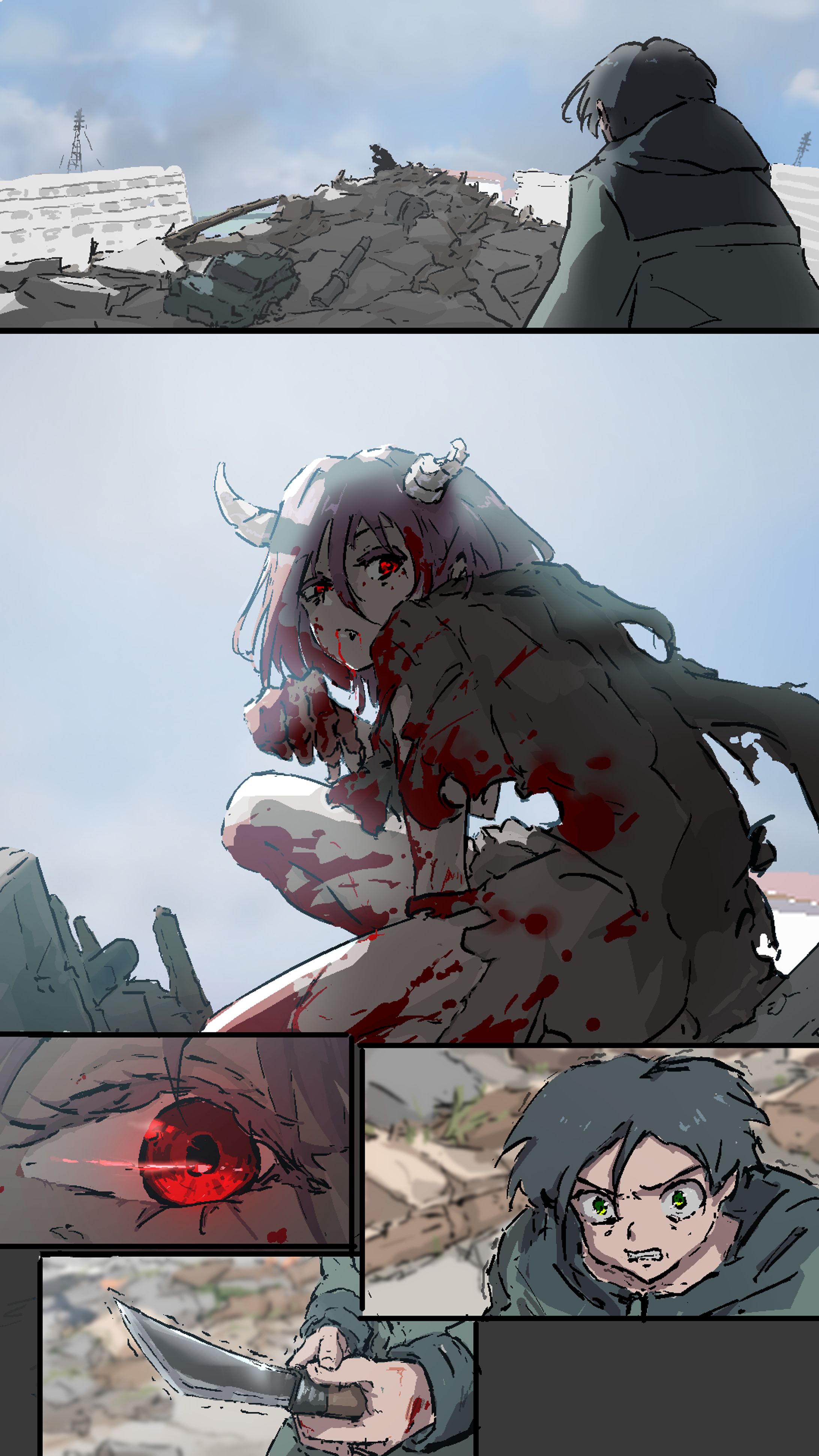 オリジナル漫画「塵の鬼」-1