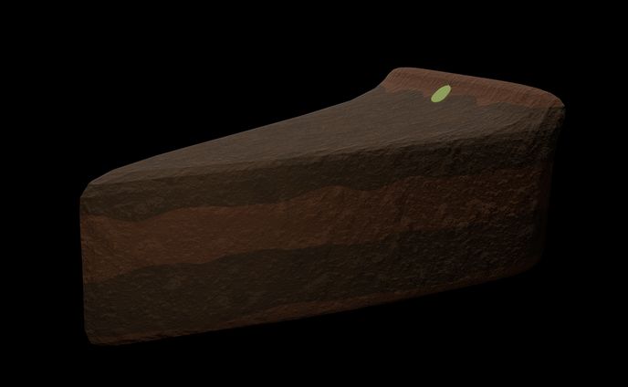 3DCG / チョコケーキ