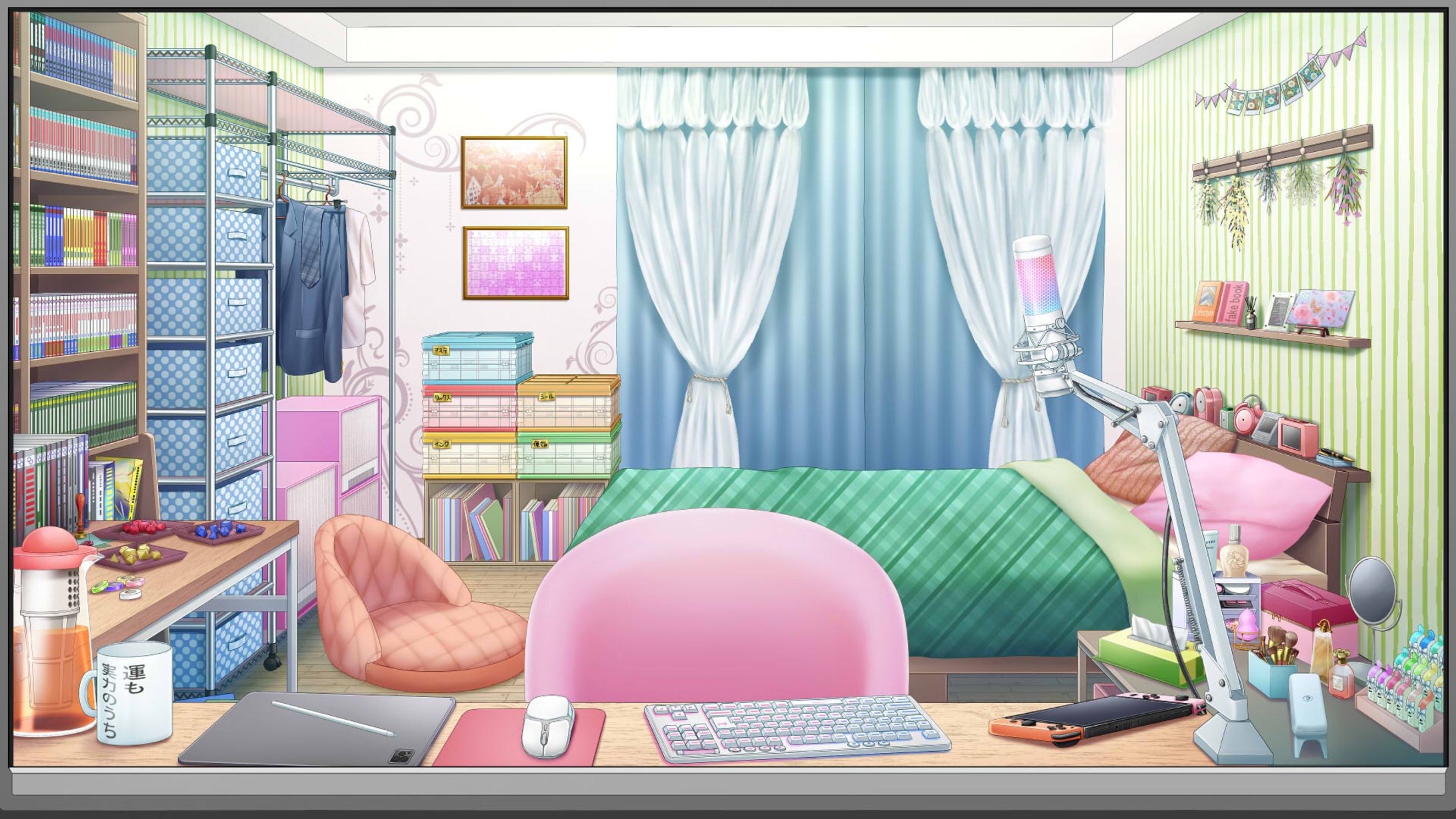 【依頼】Vtuber木兎読ひずみ様背景イラスト-1