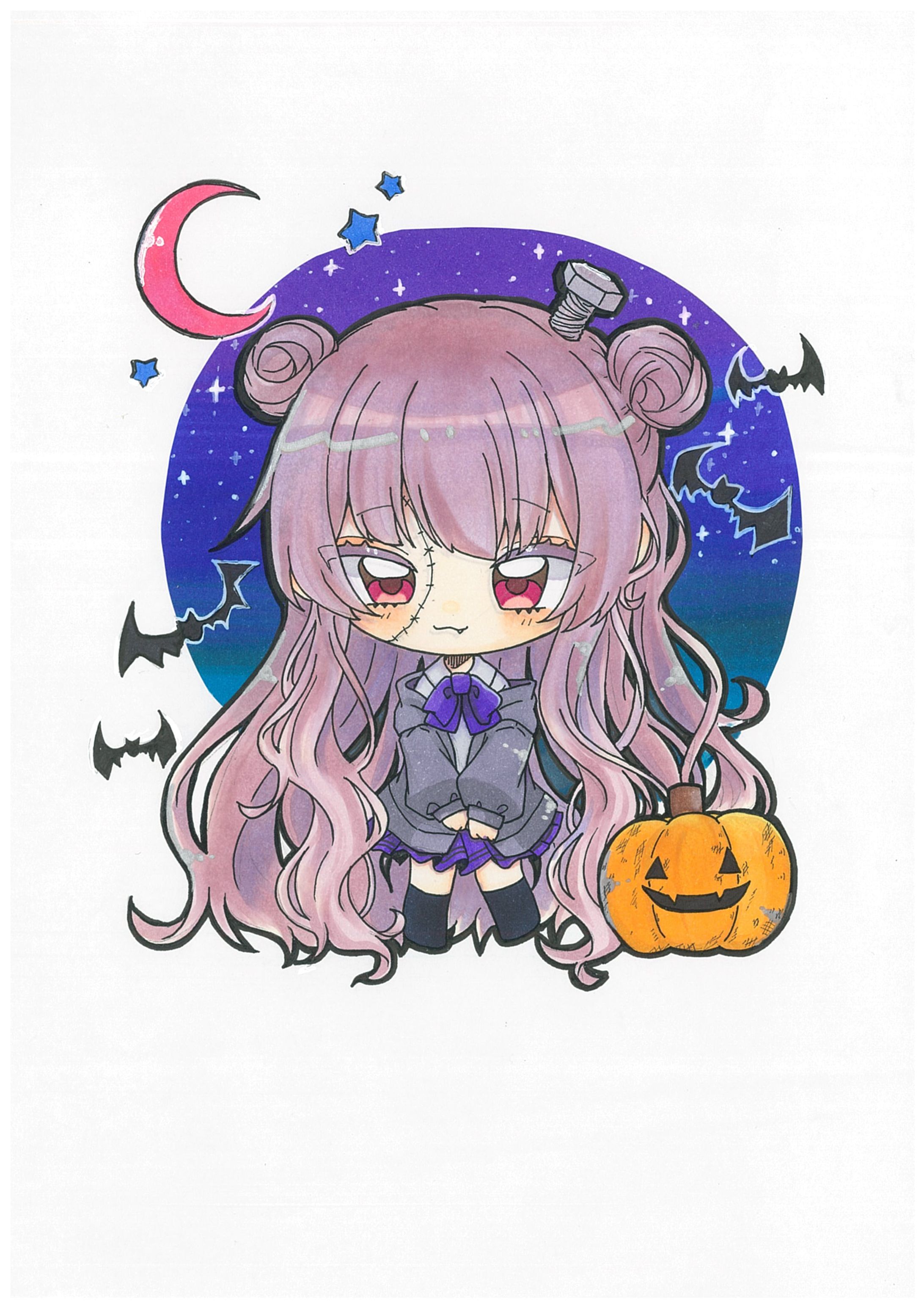 【商業イラスト】ゾンビちゃん-1