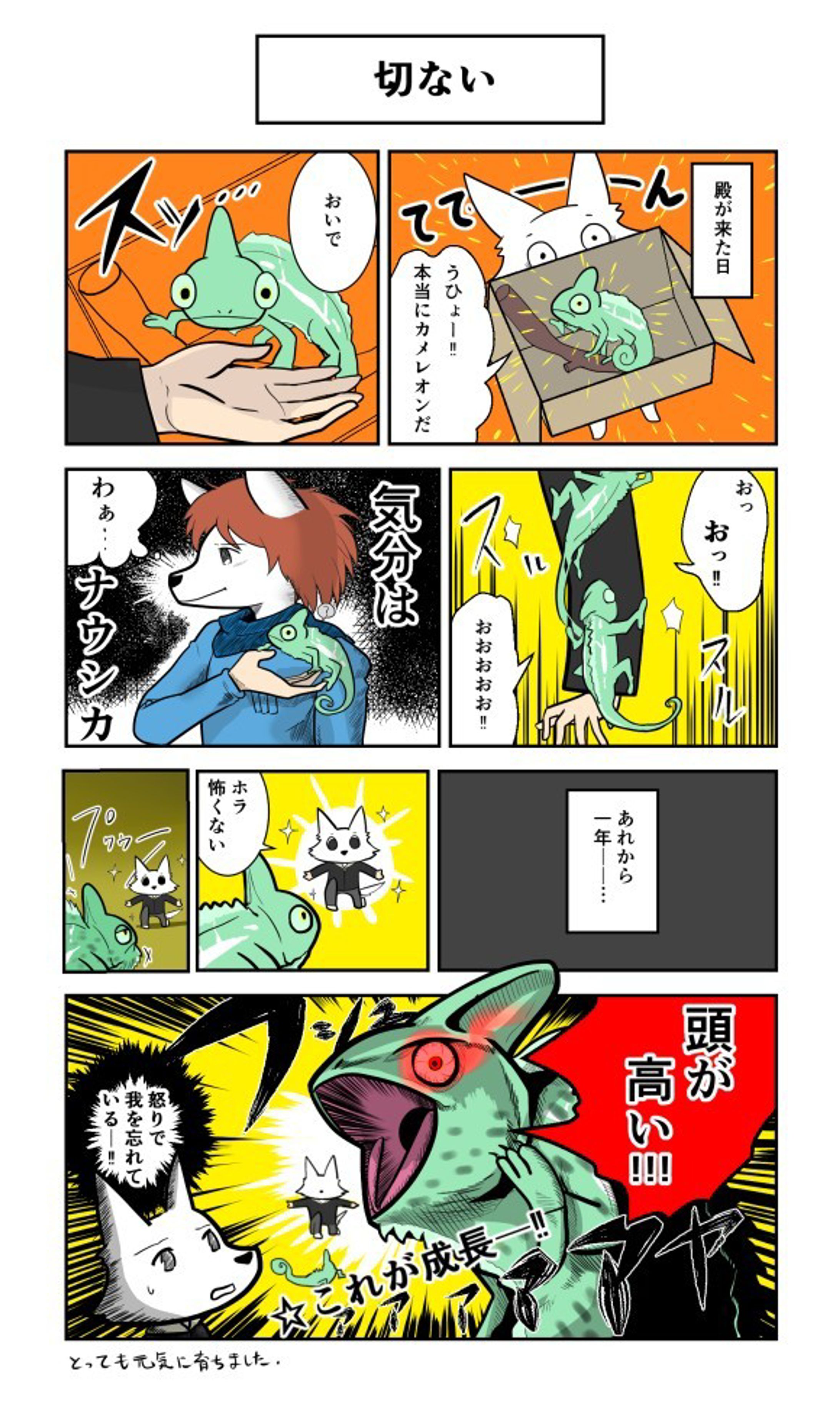 【お仕事】「ドギマギ★カメレオンの色めく日常」-1